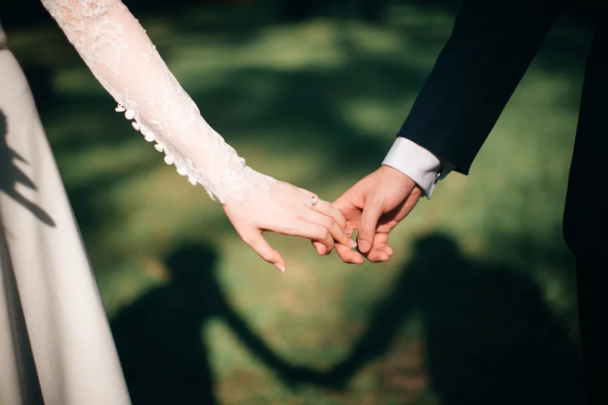 婚纱合影